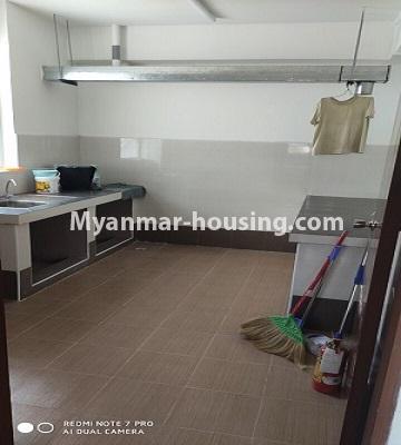Myanmar real estate - for rent property - No.4504 - First floor condominium room in Botahtaung Time Square! - kitchen
