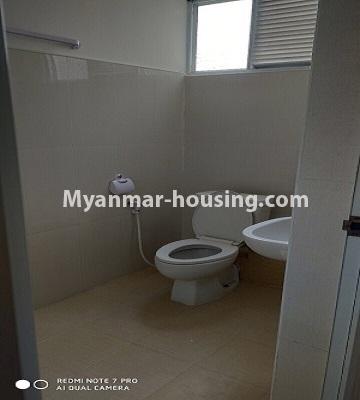 Myanmar real estate - for rent property - No.4504 - First floor condominium room in Botahtaung Time Square! - bathroom