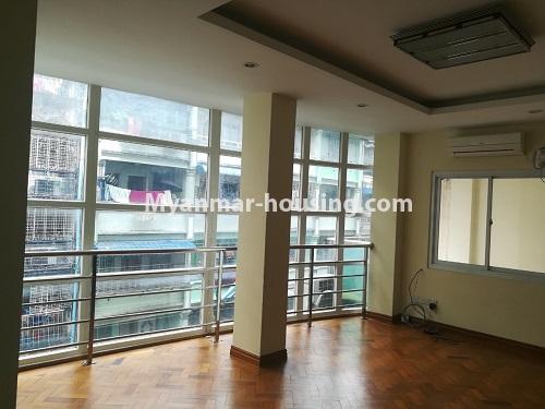 Myanmar real estate - for rent property - No.4507 - Decorated condominium room for office or residential option in Yangon Downtown! - living room view