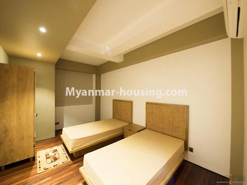 Myanmar real estate - for rent property - No.4515 - New standard condominium penthouse with full facilities in Mandalay! - master bedroom view
