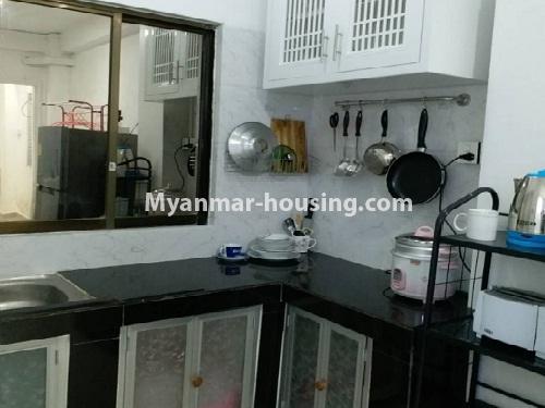 Myanmar real estate - for rent property - No.4541 - Nice decorated studio room with fully furniture for rent in Tharketa! - kitchen