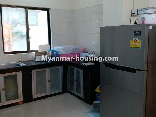 Myanmar real estate - for rent property - No.4541 - Nice decorated studio room with fully furniture for rent in Tharketa! - fridge view