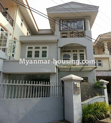 Myanmar real estate - for rent property - No.4552 - Three Storey Landed house with some furniture for rent near in Dawpone! - house view