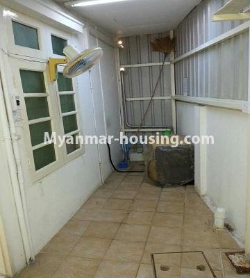 Myanmar real estate - for rent property - No.4552 - Three Storey Landed house with some furniture for rent near in Dawpone! - extra space of ground floor backside