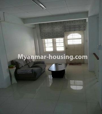 Myanmar real estate - for rent property - No.4552 - Three Storey Landed house with some furniture for rent near in Dawpone! - Living room view