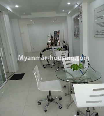 Myanmar real estate - for rent property - No.4552 - Three Storey Landed house with some furniture for rent near in Dawpone! - first floor view