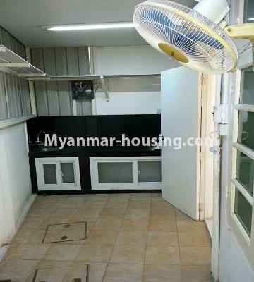 Myanmar real estate - for rent property - No.4552 - Three Storey Landed house with some furniture for rent near in Dawpone! - ground floor backside room