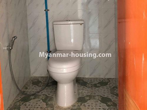 Myanmar real estate - for rent property - No.4570 - Ground floor for rent near University of Medicine (2) in North Okkalapa! - toilet view