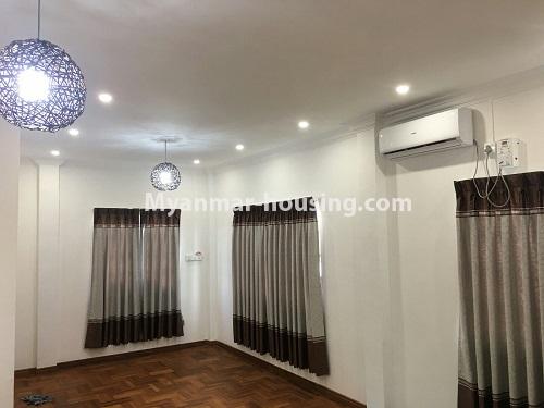 Myanmar real estate - for rent property - No.4573 - Half and three storey building on Sit Taung Street, North Dagon! - another hall view of third level