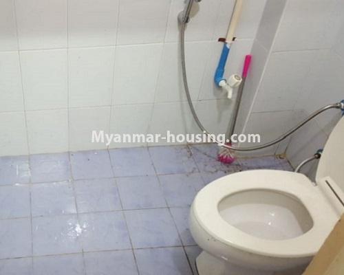 Myanmar real estate - for rent property - No.4574 - Ground floor for rent near Tharketa Capital! - toilet view