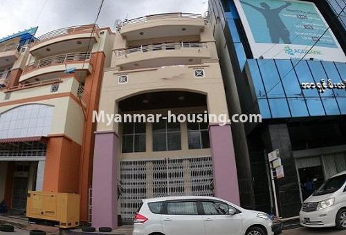 Myanmar real estate - for rent property - No.4576 - Shop House for rent in U Chit Maung Housing, Tarmway! - building view