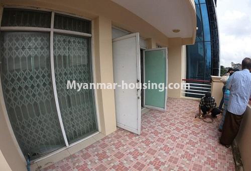 Myanmar real estate - for rent property - No.4576 - Shop House for rent in U Chit Maung Housing, Tarmway! - top floor view