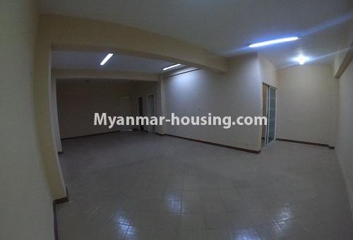 Myanmar real estate - for rent property - No.4576 - Shop House for rent in U Chit Maung Housing, Tarmway! - first floor hall view