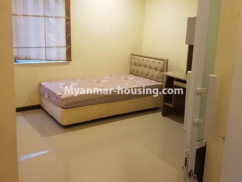 Myanmar real estate - for rent property - No.4584 - High floor Shwe Hin Thar Condominium room for rent in Hlaing! - single bedroom view