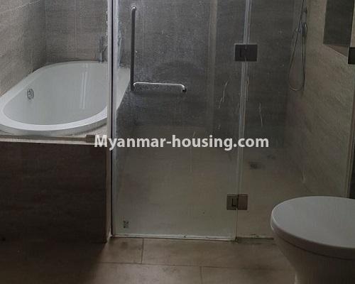 缅甸房地产 - 出租物件 - No.4588 - Kan Thar Yar Residential Condominium room for rent near Kan Daw Gyi Park! - bathroom 2 view