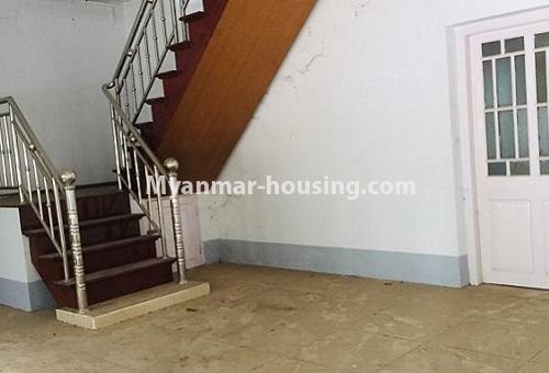 Myanmar real estate - for rent property - No.4589 - Five houses in one yard for big company or private school option for rent in Mandalay! - stair view