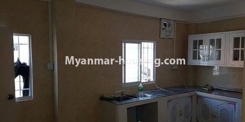 Myanmar real estate - for rent property - No.4632 - First floor apartment room for rent in Kyeemyintdaing! - kitchen view