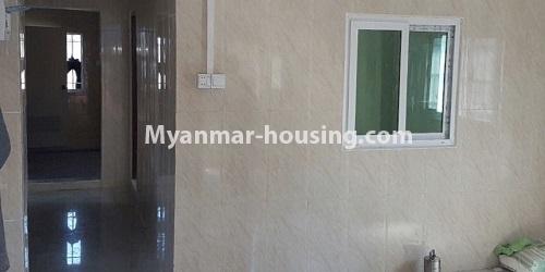 Myanmar real estate - for rent property - No.4632 - First floor apartment room for rent in Kyeemyintdaing! - bedroom wall view