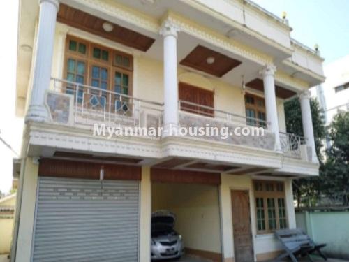 Myanmar real estate - for rent property - No.4698 - Three storey landed house for rent near Bayli Bridge, North Dagon! - house view