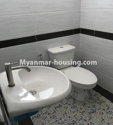 Myanmar real estate - for rent property - No.4701 - Two storey house on Bayint Naung Road for rent in Insein! - toilet view