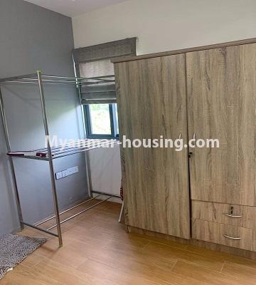 缅甸房地产 - 出租物件 - No.4719 - Furnished 1 BHK condominium room for rent in Sanchaung! - another bedroom view
