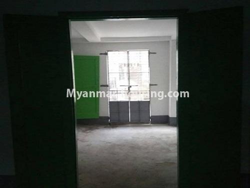 Myanmar real estate - for rent property - No.4728 - Large ground floor for rent near Night Market, Kyeemyintdaing! - front side hall view