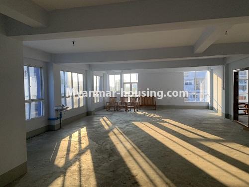 Myanmar real estate - for rent property - No.4743 - Large office room for rent on Kyeemyintdaing Road. - hall view