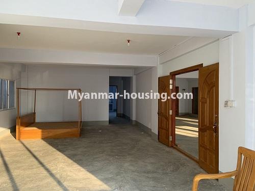 Myanmar real estate - for rent property - No.4743 - Large office room for rent on Kyeemyintdaing Road. - bedroom view