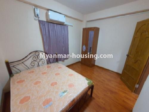ミャンマー不動産 - 賃貸物件 - No.4744 - 2 BHK Mini Condominium room for rent in Sanchaug! - bedroom view