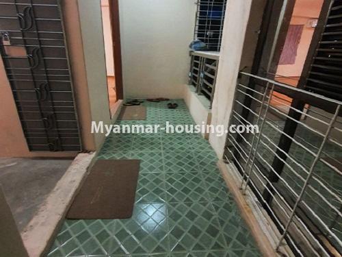 Myanmar real estate - for rent property - No.4744 - 2 BHK Mini Condominium room for rent in Sanchaug! - balcony view
