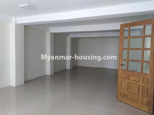 Myanmar real estate - for rent property - No.4756 - First Floor Condominium Room for office option in Lanmadaw! - another view of hall