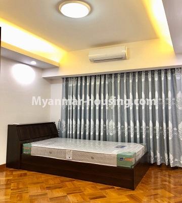 Myanmar real estate - for rent property - No.4761 - Furnished and decorated B Zone 2BHK unit for rent in Star City, Thanlyin! - single bedroom view