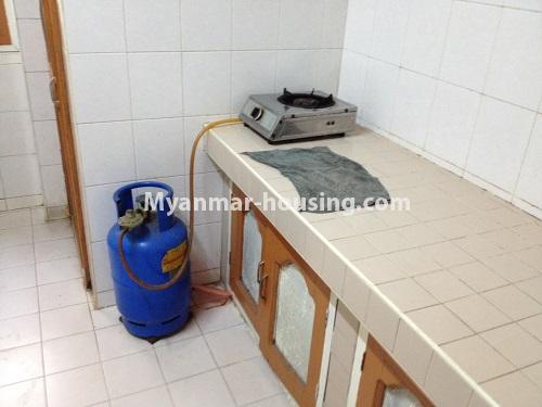 Myanmar real estate - for rent property - No.4767 - Fourth floor with full attic ( top floor) for rent in Shwe Sapel Yeik Mon Housing, Kamaryut! - another view of kitchen
