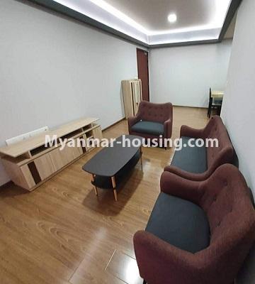 Myanmar real estate - for rent property - No.4774 - B Zone 3BHK unit in Star City, Thanlyin! - another view of living room