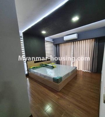 Myanmar real estate - for rent property - No.4774 - B Zone 3BHK unit in Star City, Thanlyin! - master bedroom view