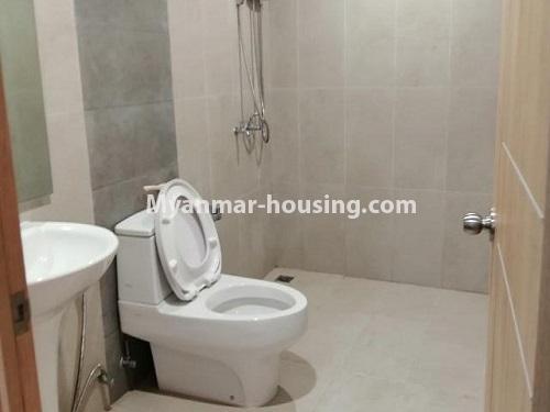 Myanmar real estate - for rent property - No.4778 - 3BHK Hill Top Vista Condominium room for rent in Ahlone! - another bathroom view
