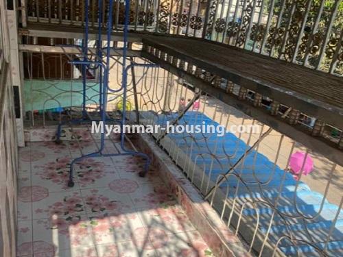 Myanmar real estate - for rent property - No.4794 - Lower floor nice room for rent in Kyauk Myaung, Tarmway! - balcony view