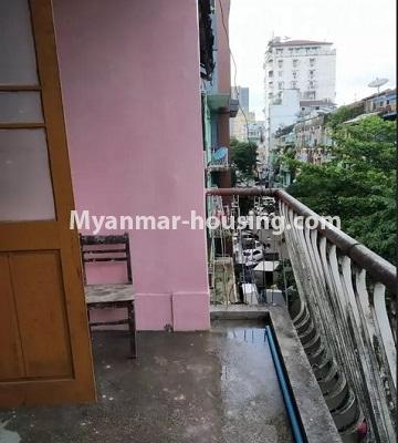 Myanmar real estate - for rent property - No.4807 - Third floor and Forth floor Hall Type for rent in Downtown! - balcony view