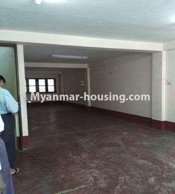 Myanmar real estate - for rent property - No.4809 - Shop House for rent in Nyaung Tan Housing, Pazundaung! - ground floor hall view