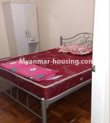 Myanmar real estate - for rent property - No.4812 - Furnished 2BR mini condominium room for rent in Sanchaung! - another bedroom view