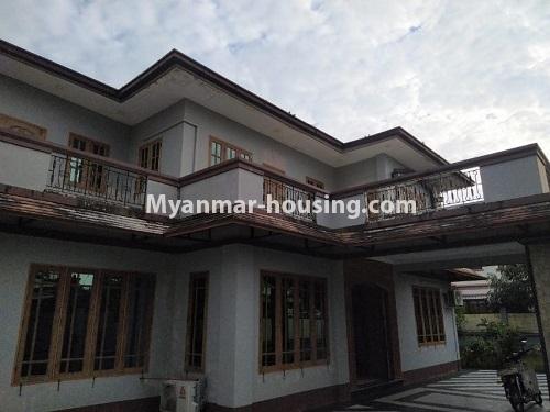 缅甸房地产 - 出租物件 - No.4823 - Two storey landed house for rent in Aung Chan Thar Housing, Thanlyin! - house view