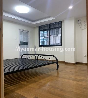 Myanmar real estate - for rent property - No.4847 - 2 BHK mini condominium room for rent in Kamaryut! - another bedroom view