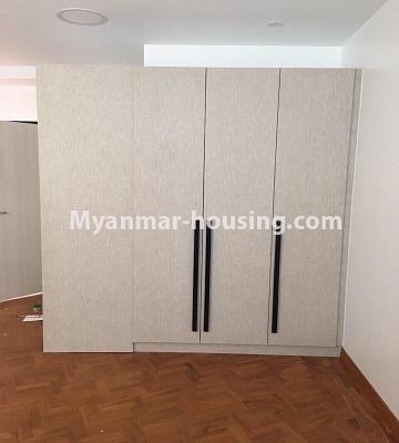 ミャンマー不動産 - 賃貸物件 - No.4848 - Kamaryut 3 BHK Nawarat Condominium room for rent! - another bedroom view