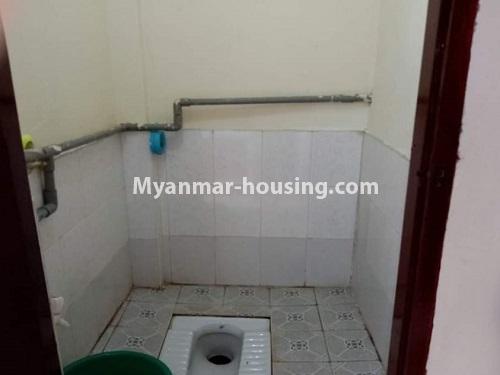 Myanmar real estate - for rent property - No.4849 - Yangon Downtown apartment for rent - toilet view