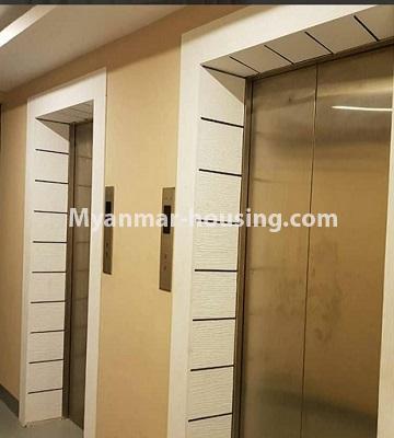 缅甸房地产 - 出租物件 - No.4851 - 2 BHK small room for rent in Hlaing! - two lifts