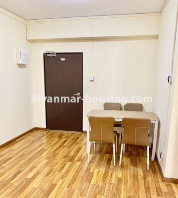 缅甸房地产 - 出租物件 - No.4856 - 2BH Yadanar Hninsi Condominium room for rent in Dagon Seikkan! - dining area and another living room area