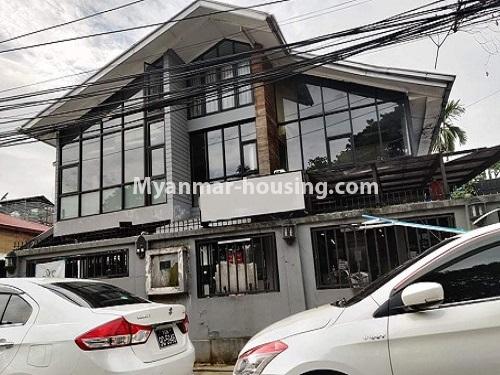 Myanmar real estate - for rent property - No.4866 - Half and two storey landed house for rent in Mayangone! - house view