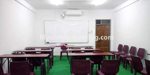 Myanmar real estate - for rent property - No.4872 - Second Floor Hall Type for business option in Hlaing! - hall view