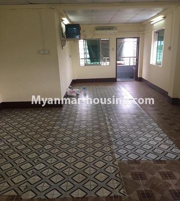 Myanmar real estate - for rent property - No.4873 - Top Floor Hall Type Apartment for rent in Yankin! - hall view