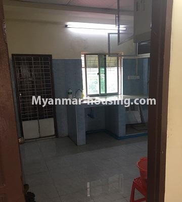Myanmar real estate - for rent property - No.4873 - Top Floor Hall Type Apartment for rent in Yankin! - kitchen view
